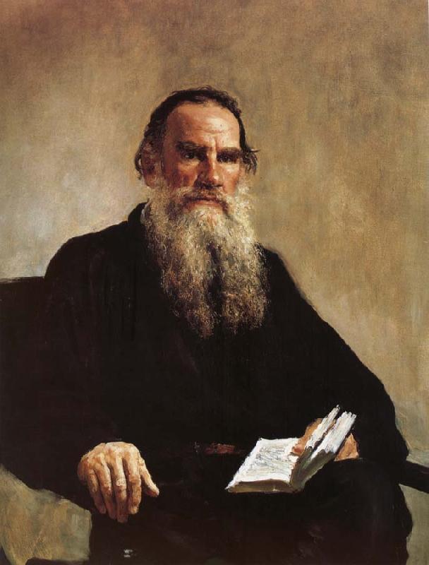 Ilya Repin Portrait of Leo Tolstoy oil painting picture